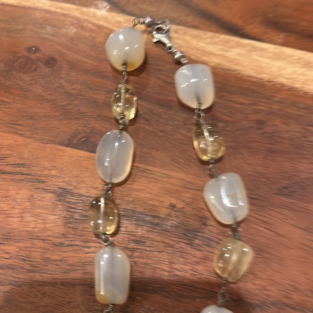 Statement Necklace With Abalone Shell Detail - image 2